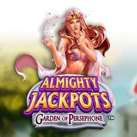 Almighty Jackpots: Garden of Persephone game by Novomatic – logo hosted on Bassbet Casino