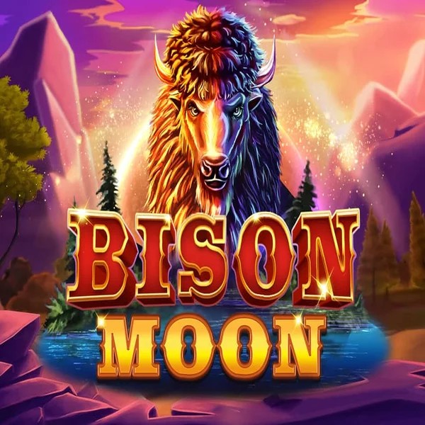 Slots logo of Bison Moon from Northern Lights Gaming at Bassbet Casino