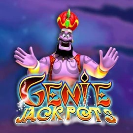Genie Jackpots slot visual from Blueprint Gaming available on bassbet-hu.org