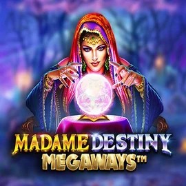 Madame Destiny Megaways online game logo by Pragmatic Play on bassbet-hu.org