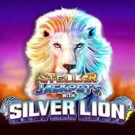 Try Stellar Jackpots with Silver Lion slot by Lightning Box Game on bassbet-hu.org – logo image